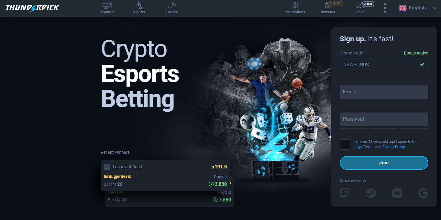 Promo Code Thunderpick